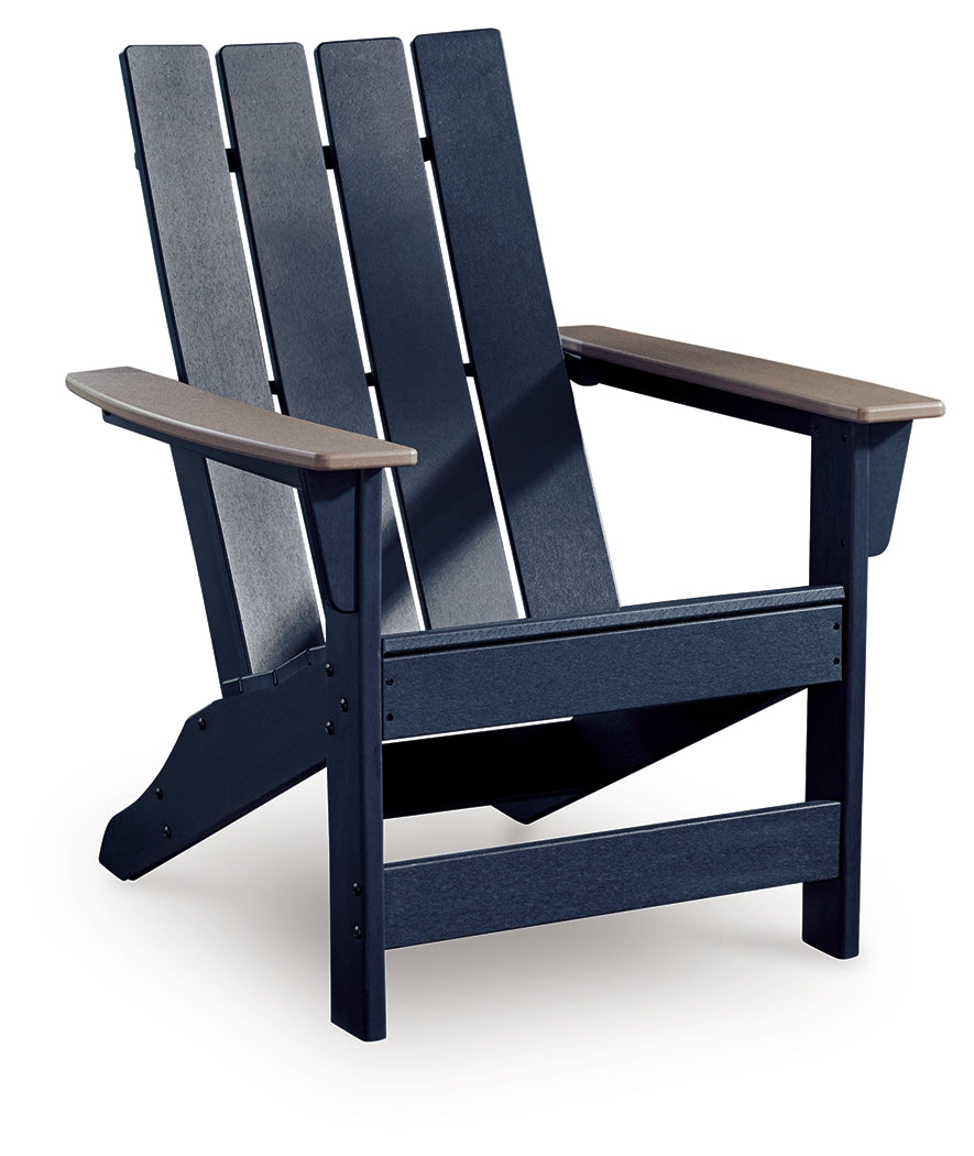 East Beach Black/Beige Adirondack Chair - PCP587-898