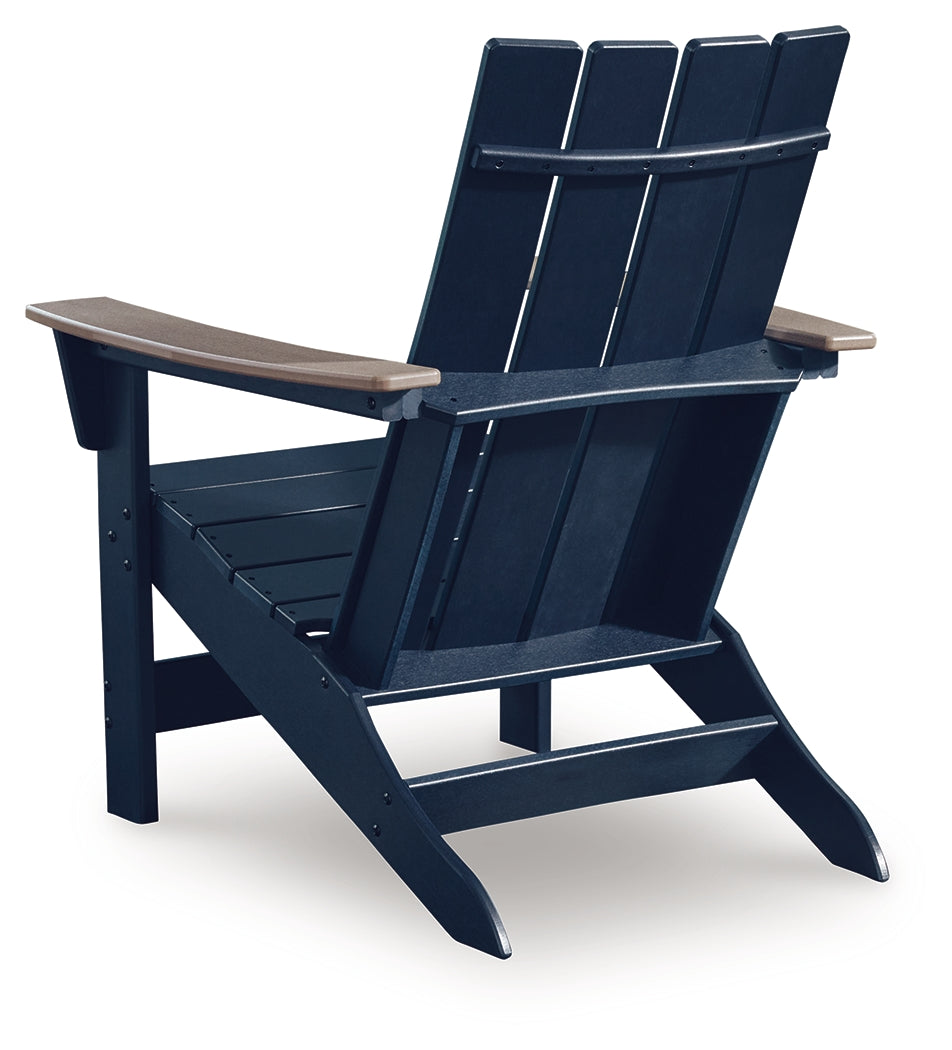 East Beach Black/Beige Adirondack Chair - PCP587-898