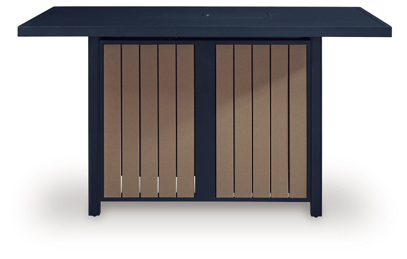 East Beach Blue Outdoor Bar Table with Fire Pit - PCP587-665