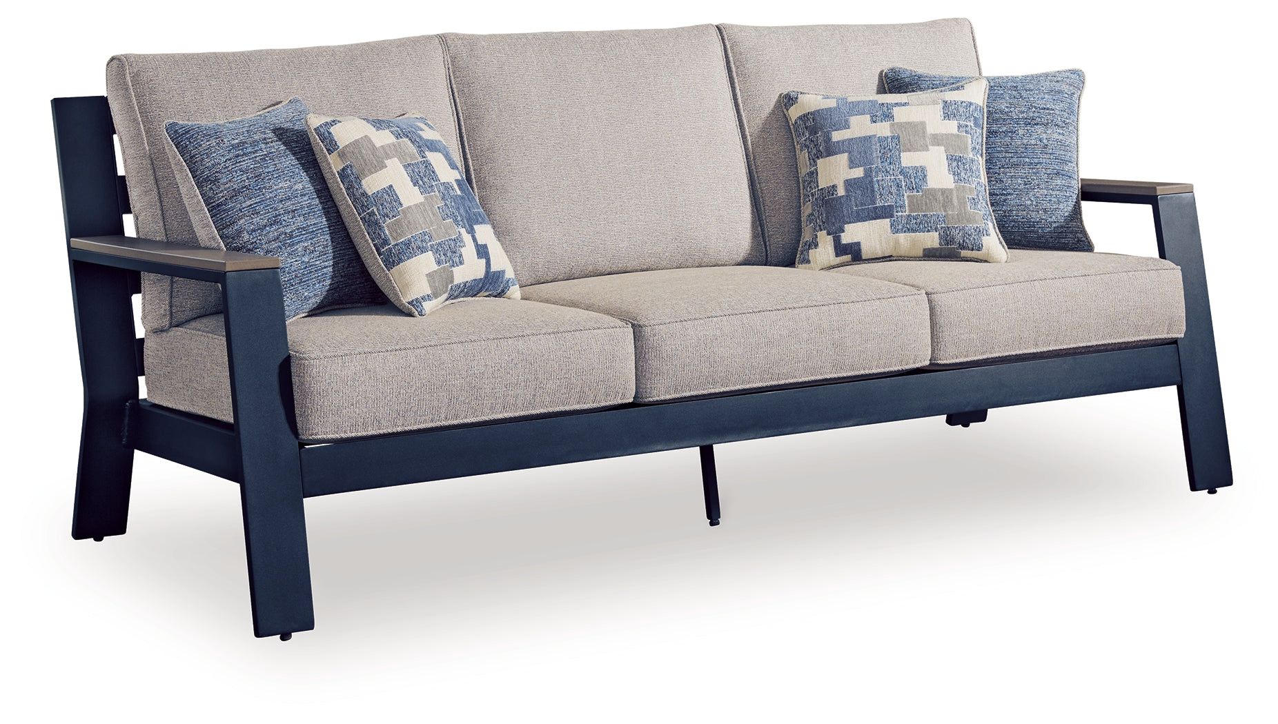 East Beach Blue Outdoor Sofa with Cushion - PCP587-838