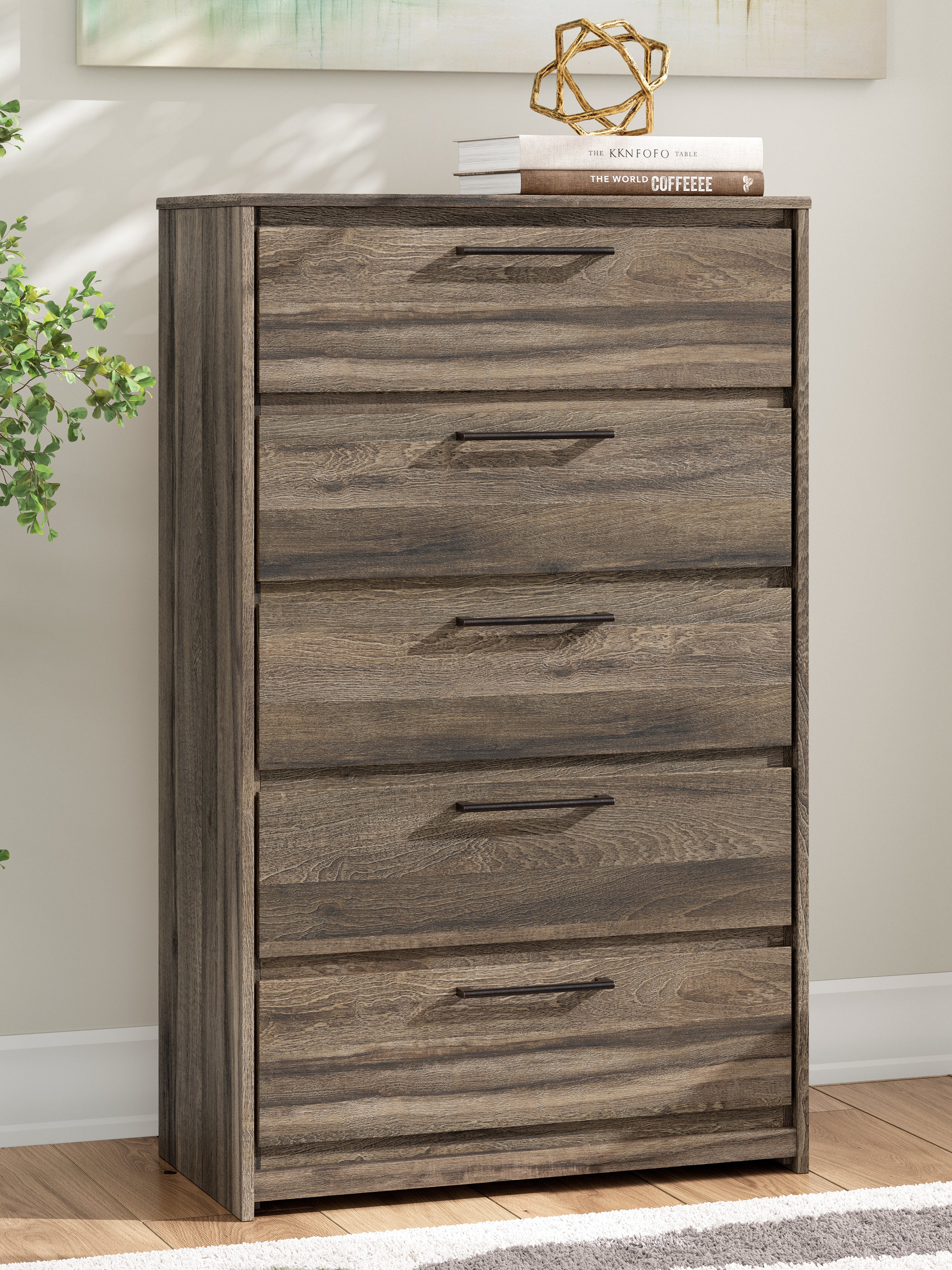Elbrim Brown Chest of Drawers - PCB2005-46
