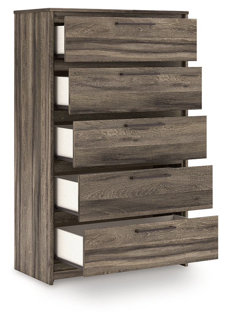 Elbrim Brown Chest of Drawers - PCB2005-46