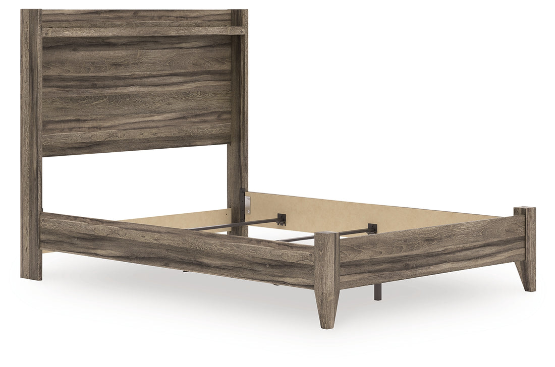 Elbrim Brown Full Panel Bed - PCB2005B8