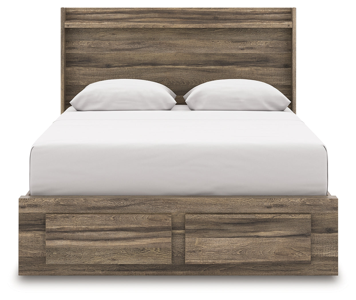 Elbrim Brown Queen Panel Storage Bed - PCB2005B4