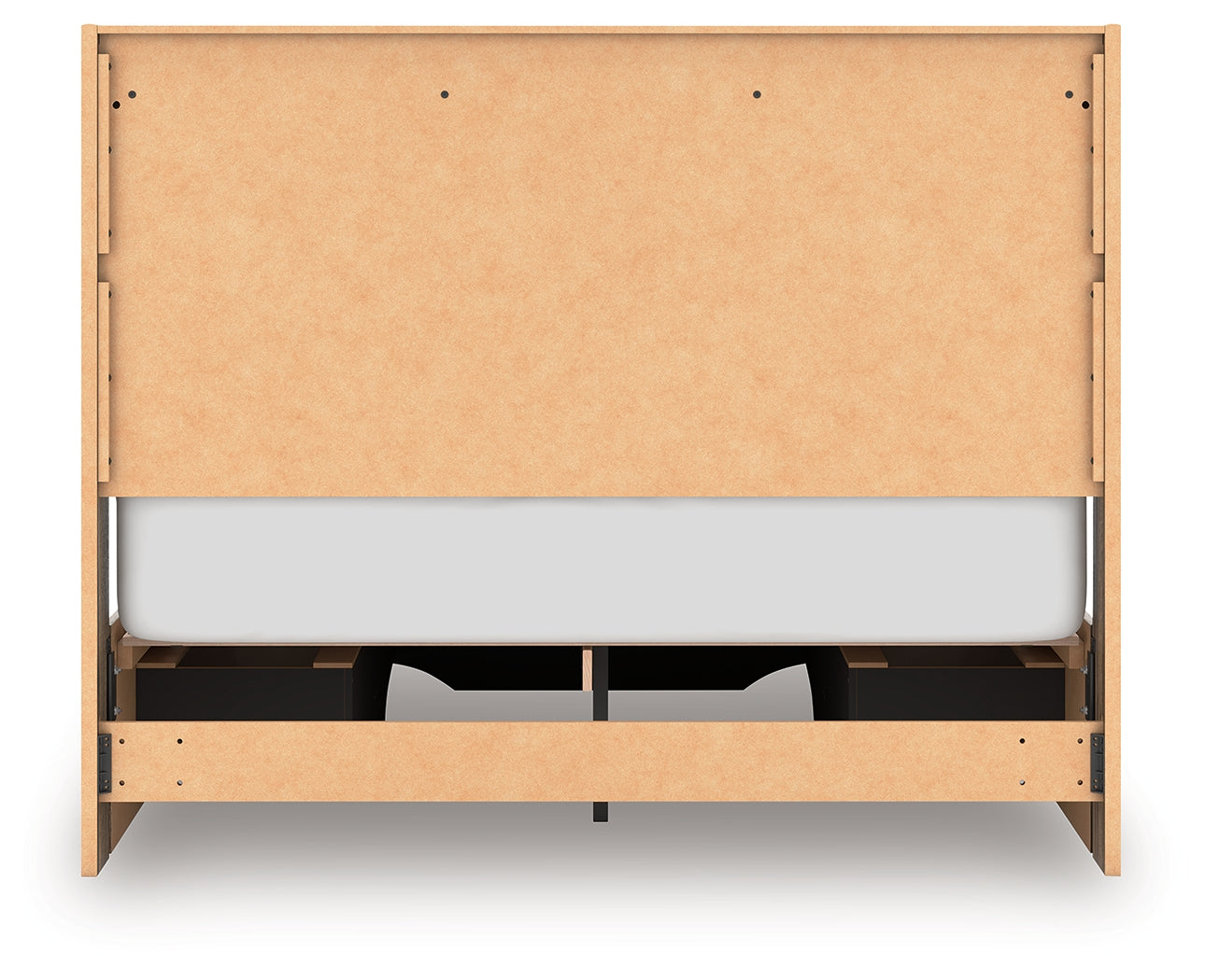 Elbrim Queen Panel Storage Bed, Dresser and Mirror - PCB2005B19