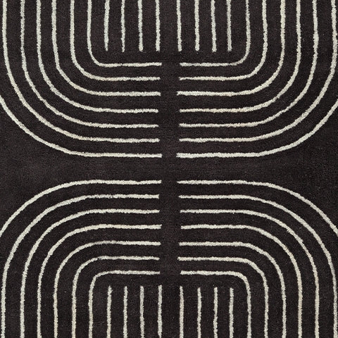 Eldonmore Black/Ivory Medium Rug - R407572