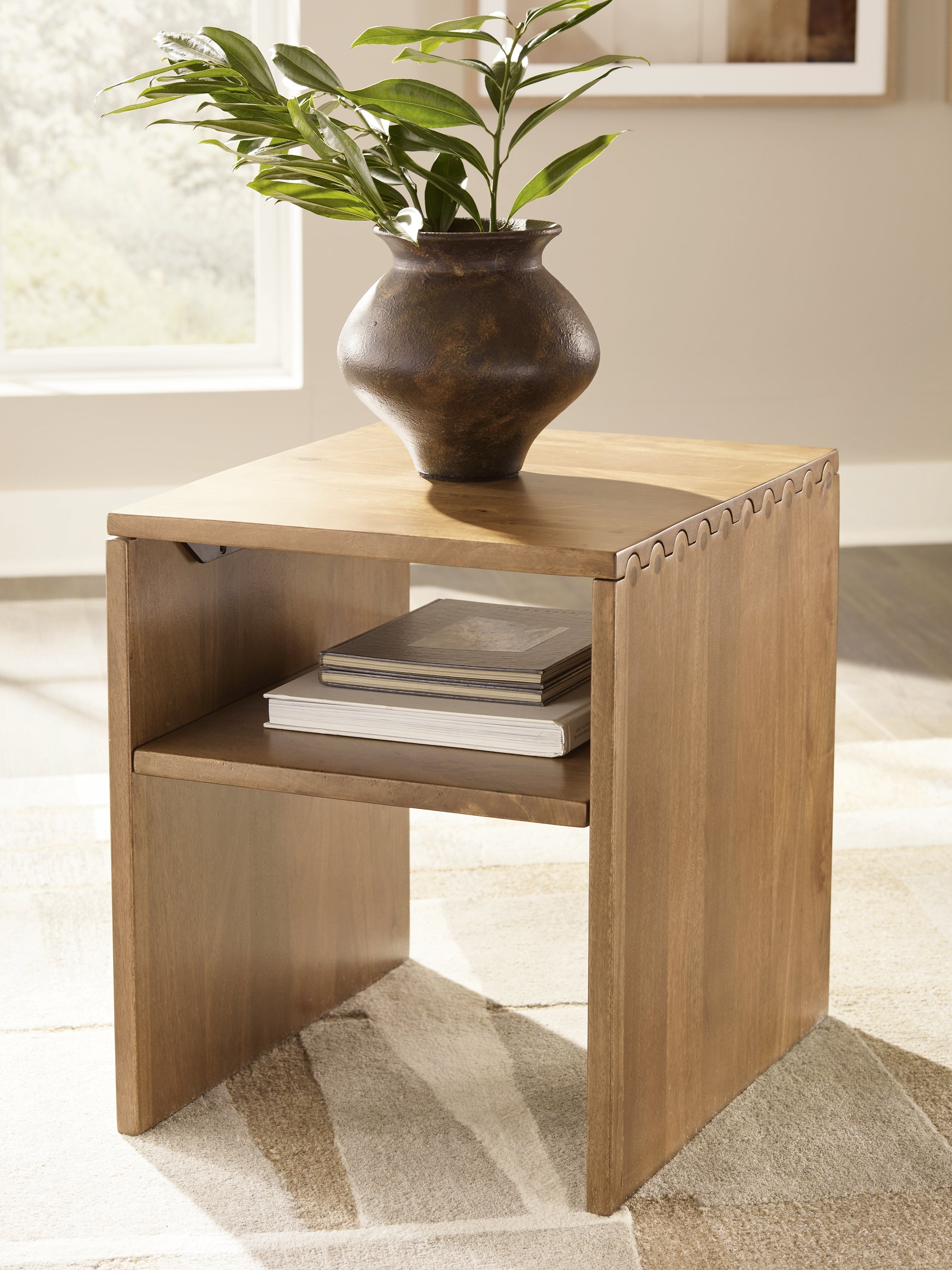 Ella Grove Rich Brown End Table - T639-3
