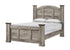Ella-Mae Rustic Brown King Poster Bed - SET | B6840-K-HBFB | B6840-K-RAIL | B6840-KQ-POST - Bien Home Furniture & Electronics