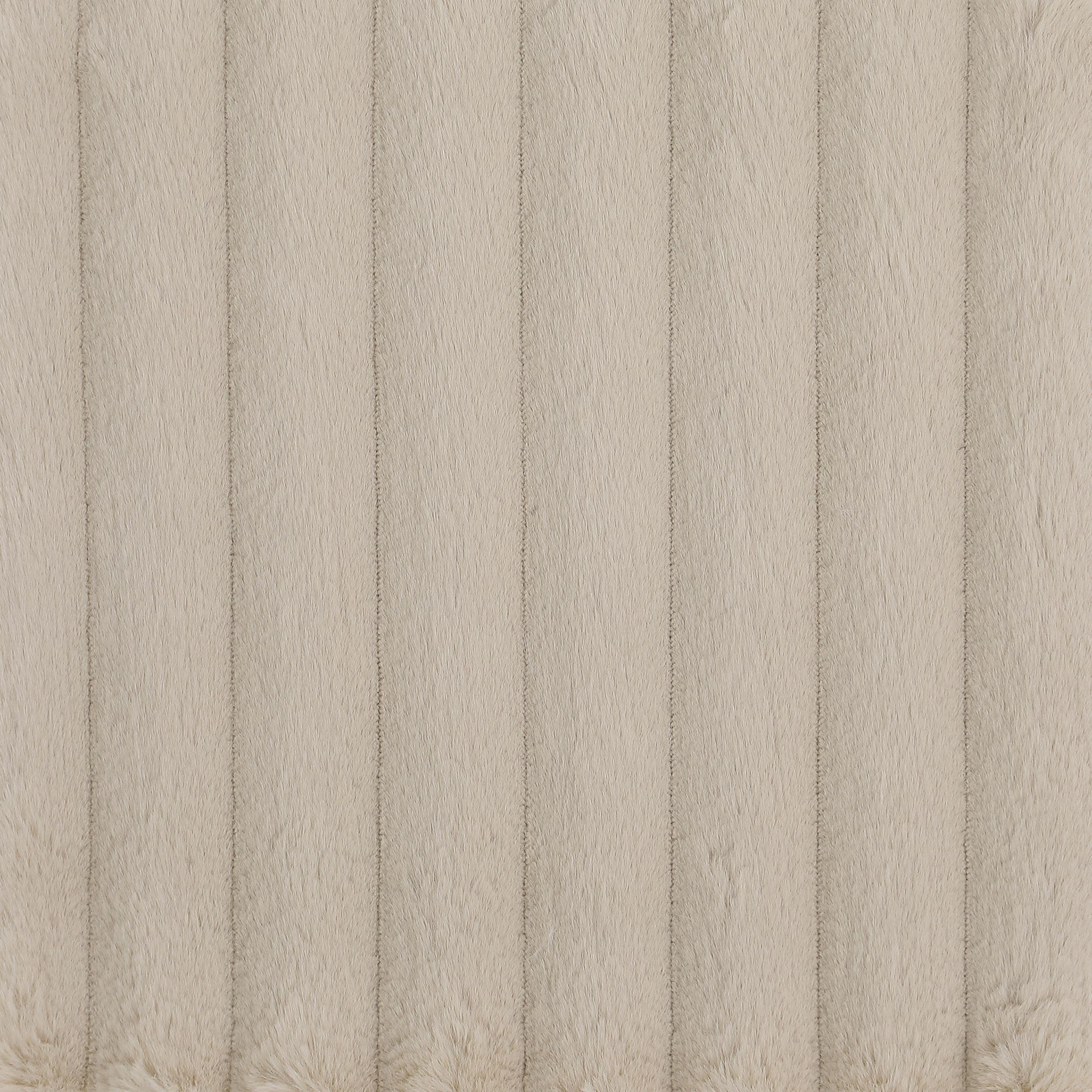 Ellorie Upholstered Channel Back Curved Loveseat Beige - 504838