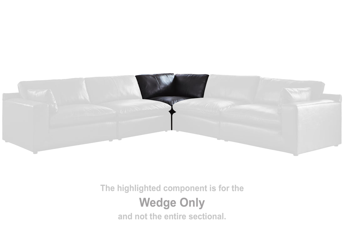 Emilia Black Wedge - 3090277