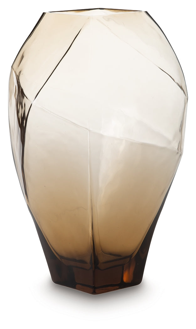 Ewart Light Brown Vase - A2000867