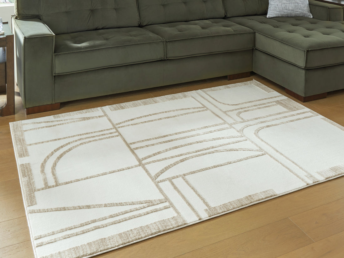 Farongrove Ivory/Beige Medium Rug - R407672
