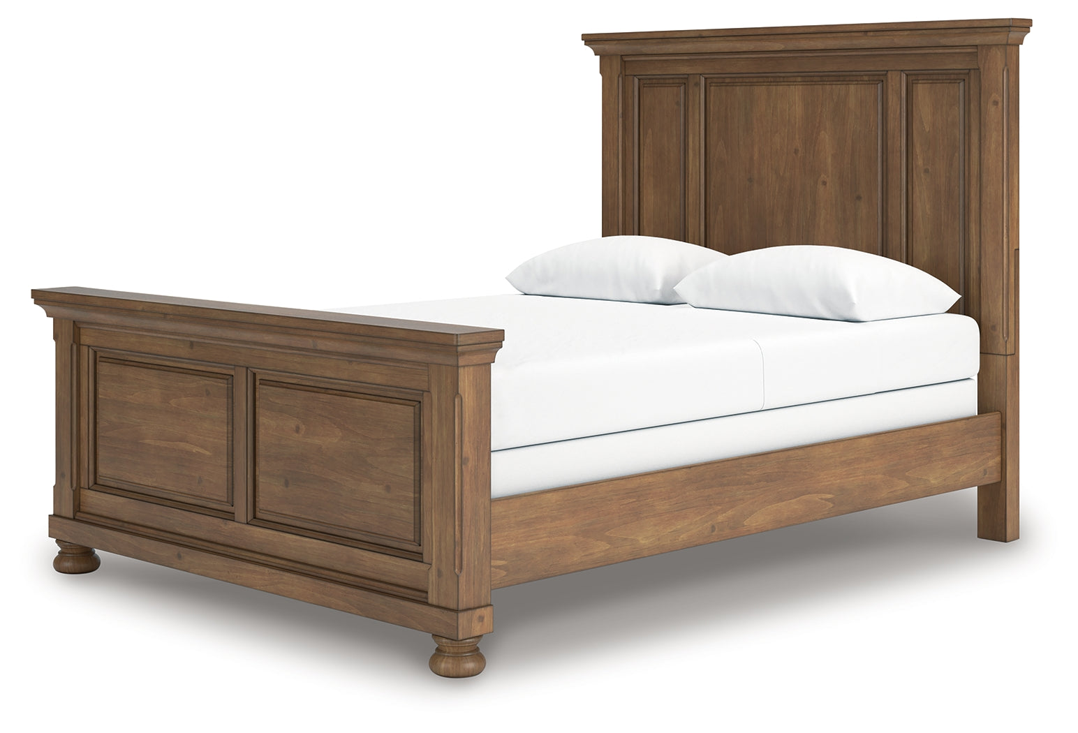 Feddinger Medium Brown Queen Panel Bed - PCB779B2