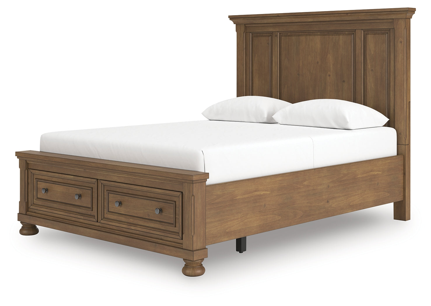 Feddinger Medium Brown Queen Panel Storage Bed - PCB779B11