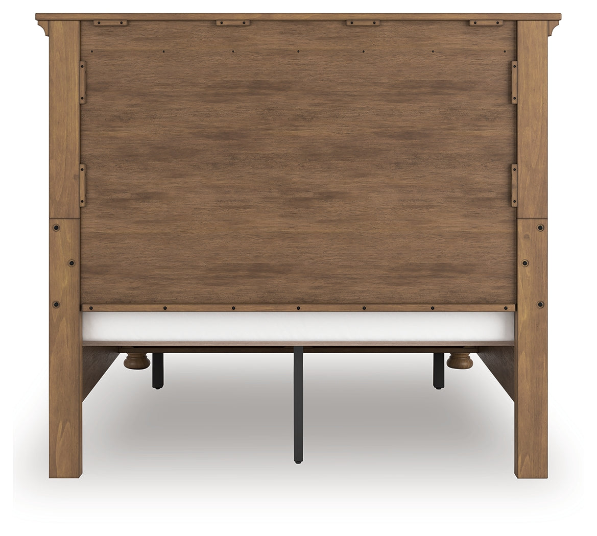 Feddinger Medium Brown Queen Panel Storage Bed - PCB779B11