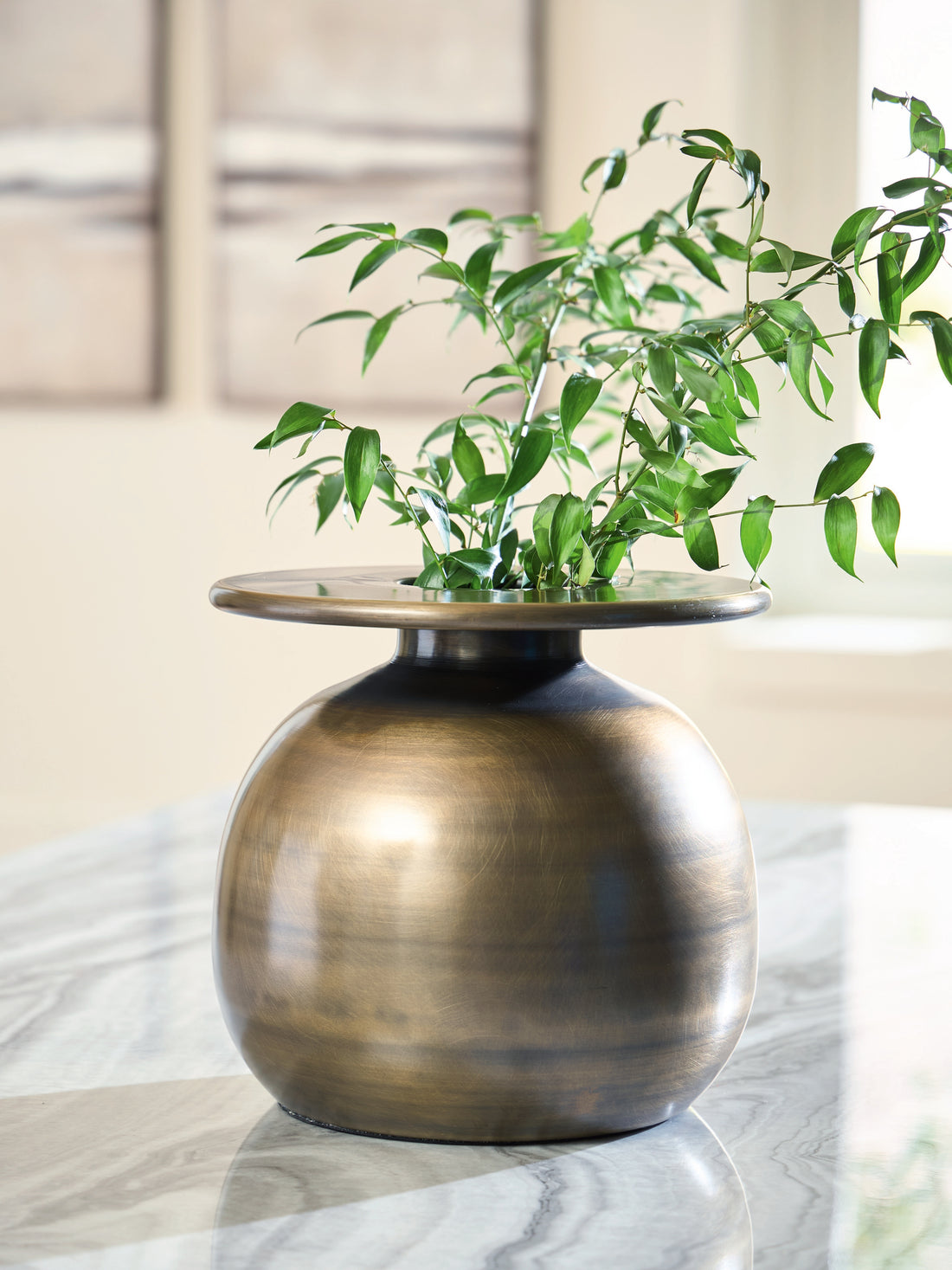 Fedorleigh Antique Brass Finish Vase - A2000893