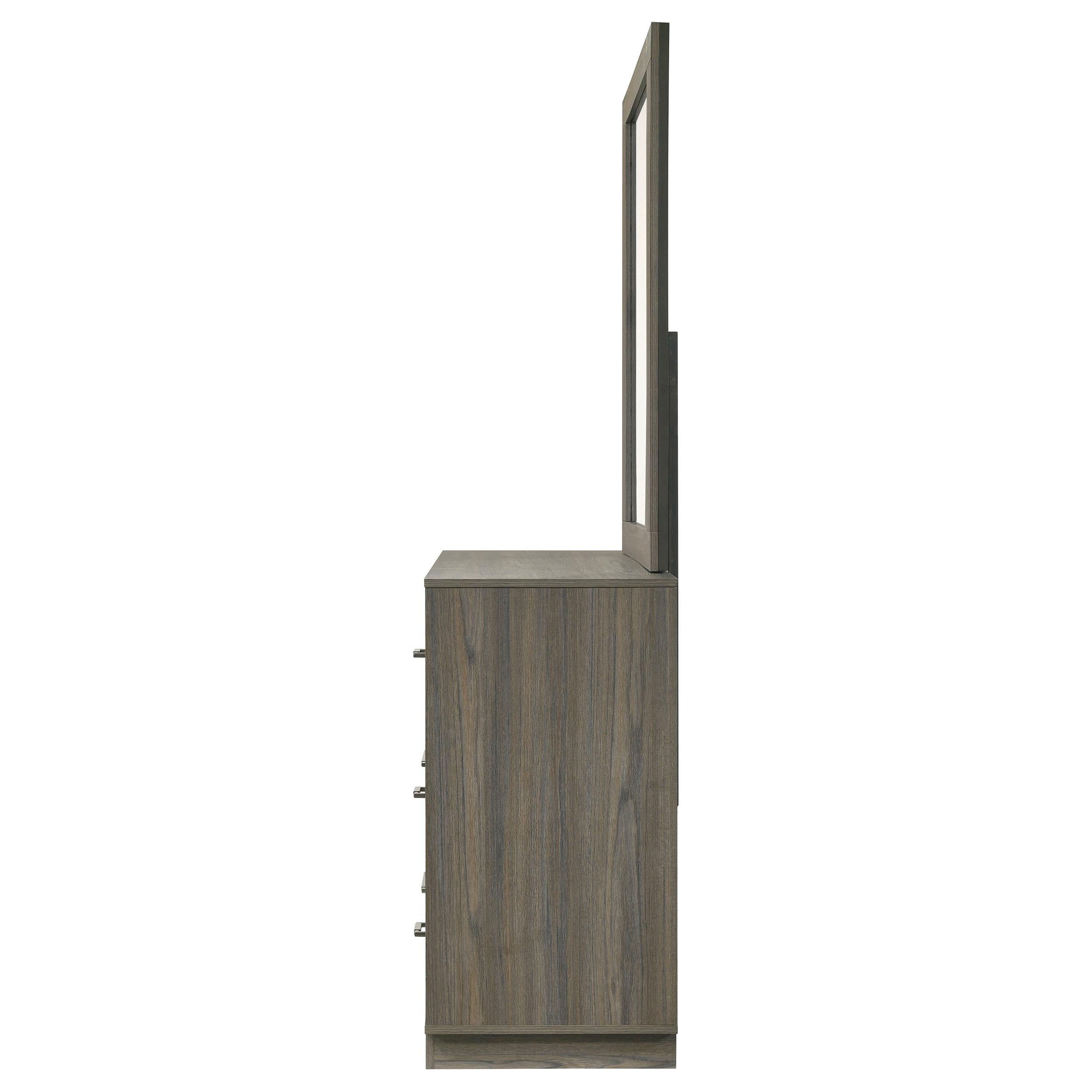 Fenwick 9-drawer Dresser with Mirror Grey Oak - 224983M