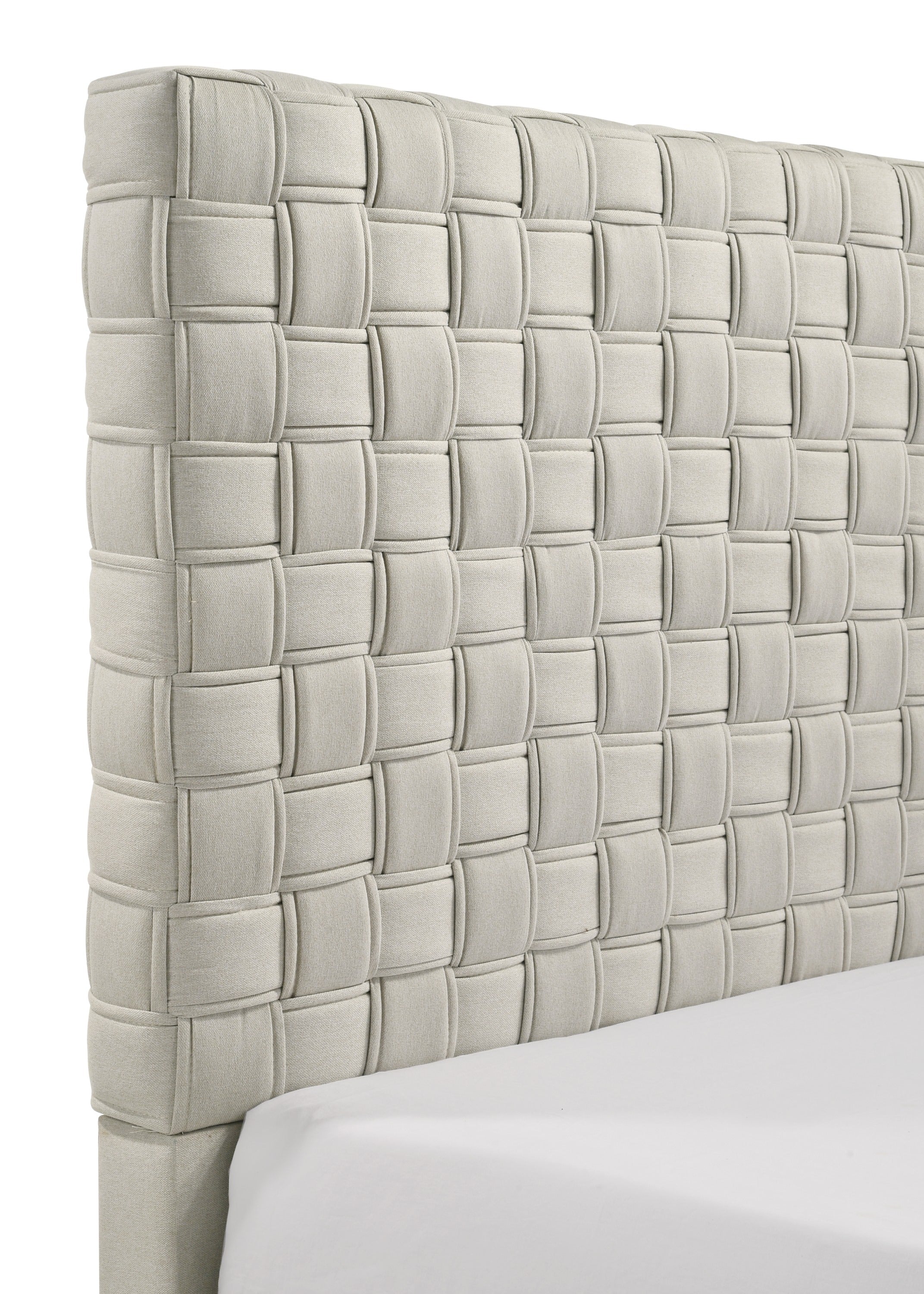 Ferin Taupe King Upholstered Bed - SET | 5263TP-K-HBFB | 5263TP-KQ-RAIL - Bien Home Furniture &amp; Electronics