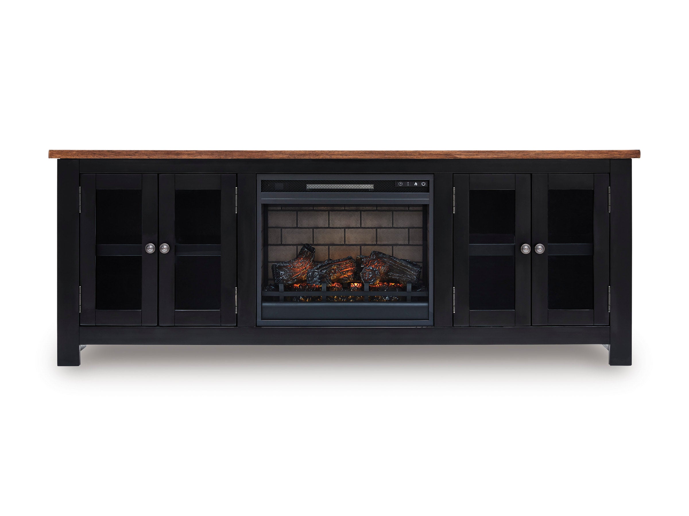 W664-68 - TV Stand w/Fireplace 75" L - W664-68 - TV Stand w/Fireplace