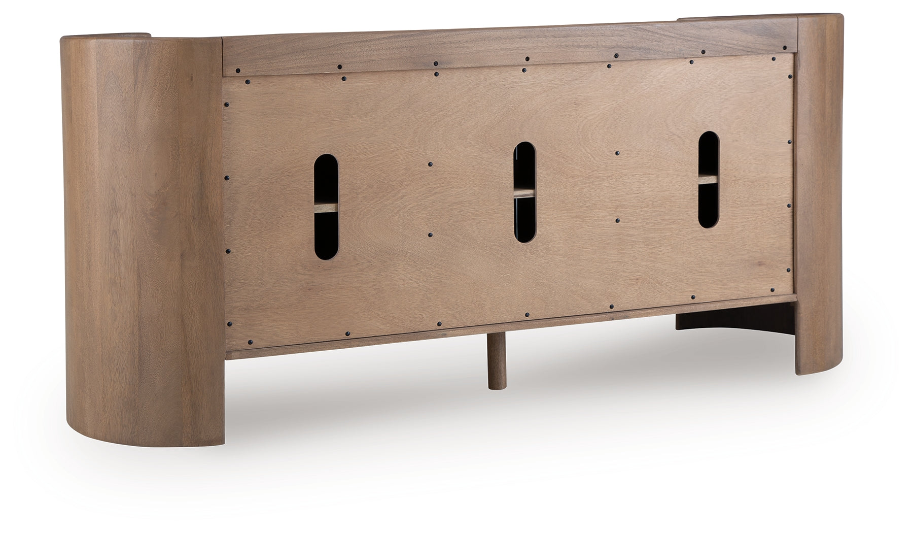 Fitzroy Brown/White Accent Cabinet - A4000688