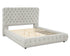 Flory Dove Queen Upholstered Platform Bed - SET | 5112DV-Q-HBFB | 5112DV-KQ-RAIL