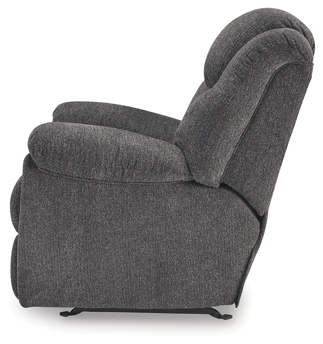 Foreside Charcoal Recliner - 3810425