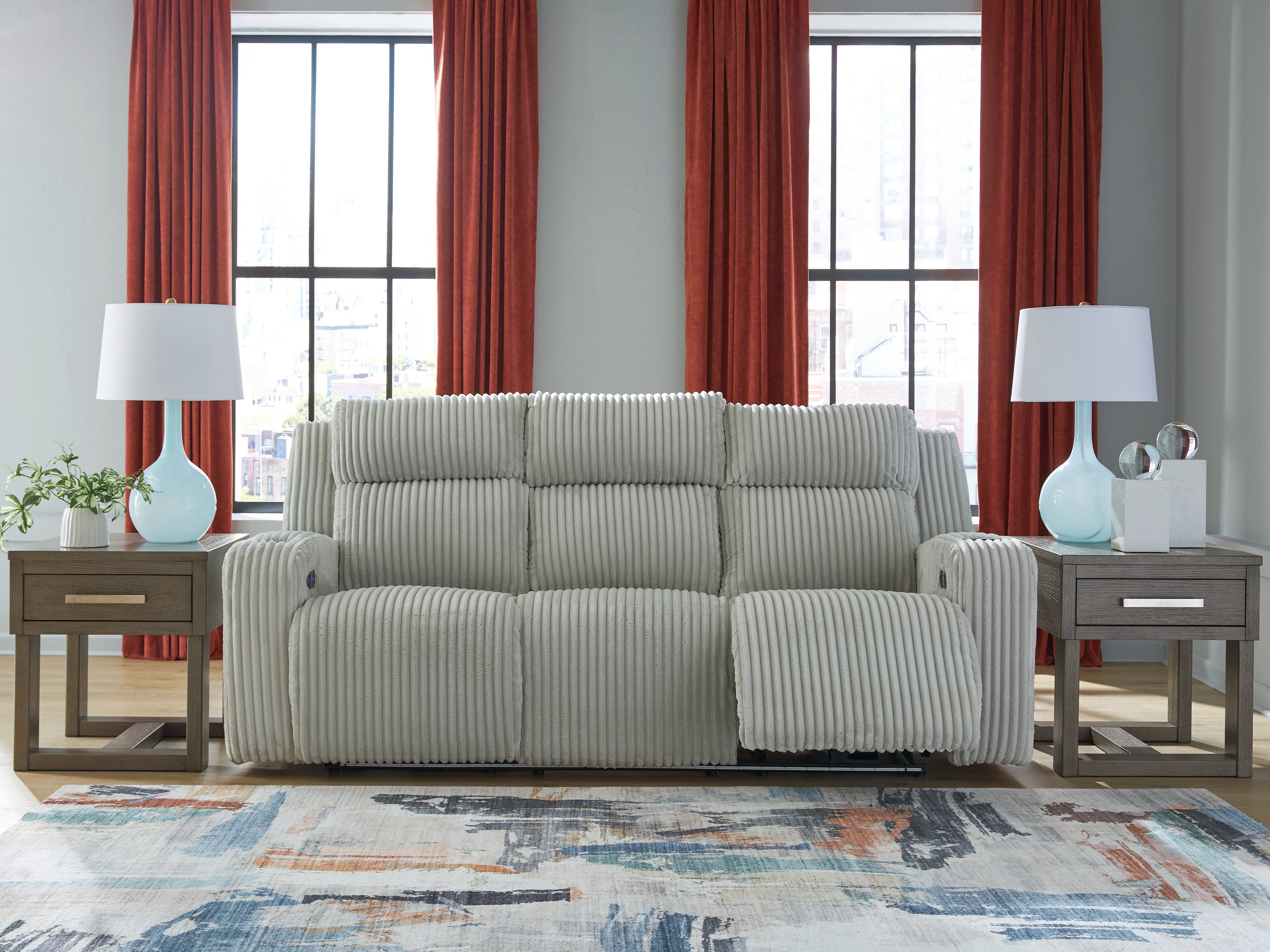 Forest Lake Alloy Power Reclining Sofa - PC6420315