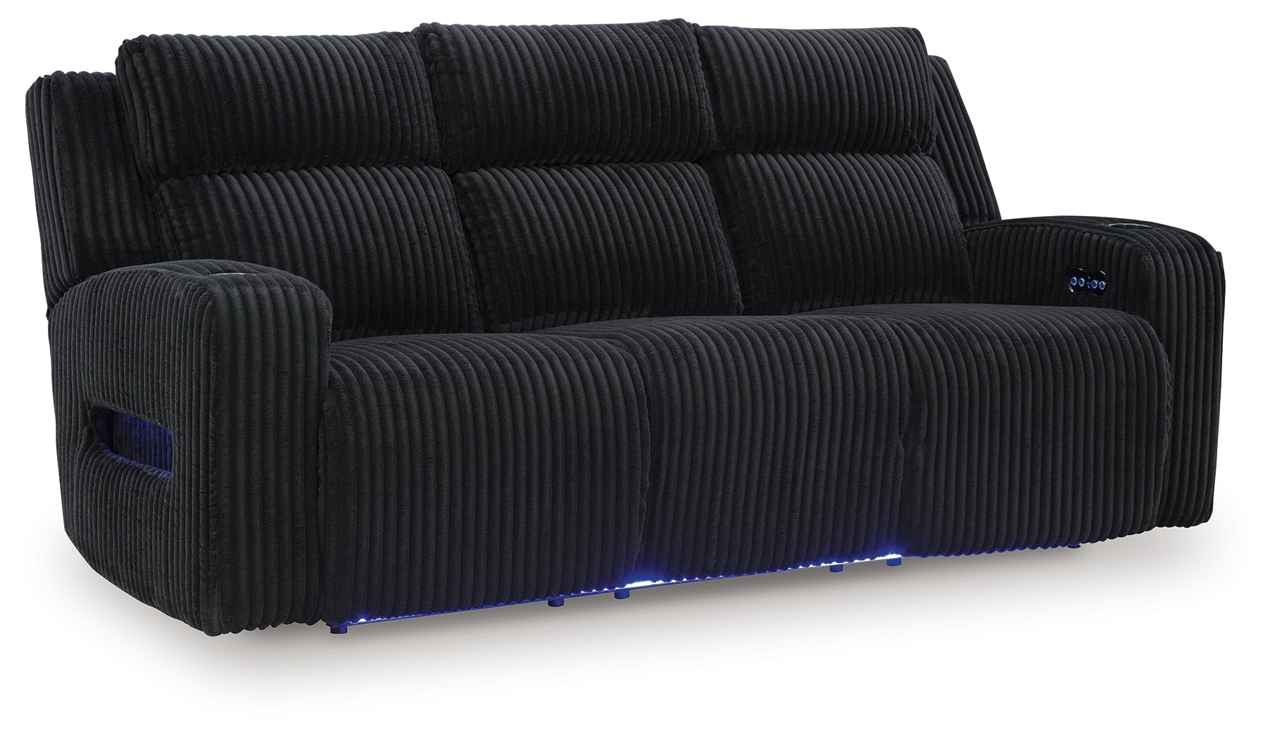 Forest Lake Black Power Reclining Sofa - PC6420215