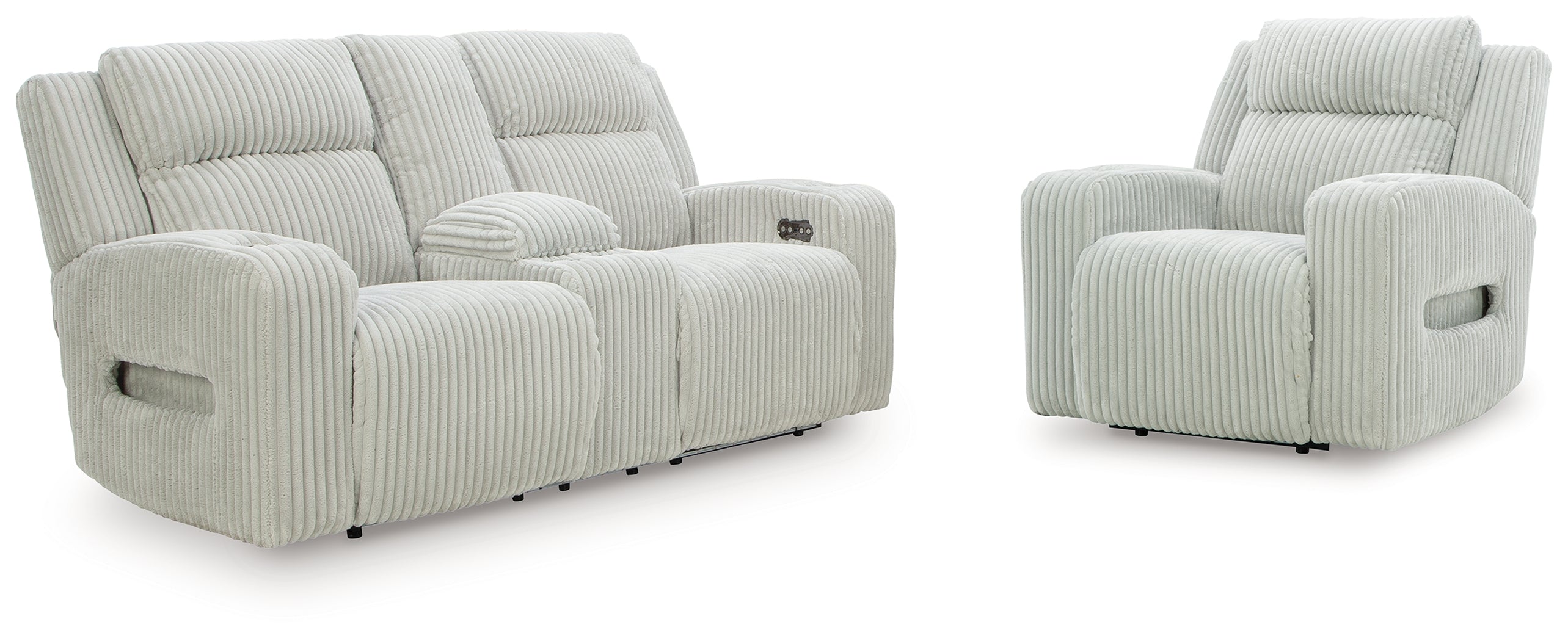 Forest Lake Power Reclining Loveseat and Power Recliner - PC64203U1