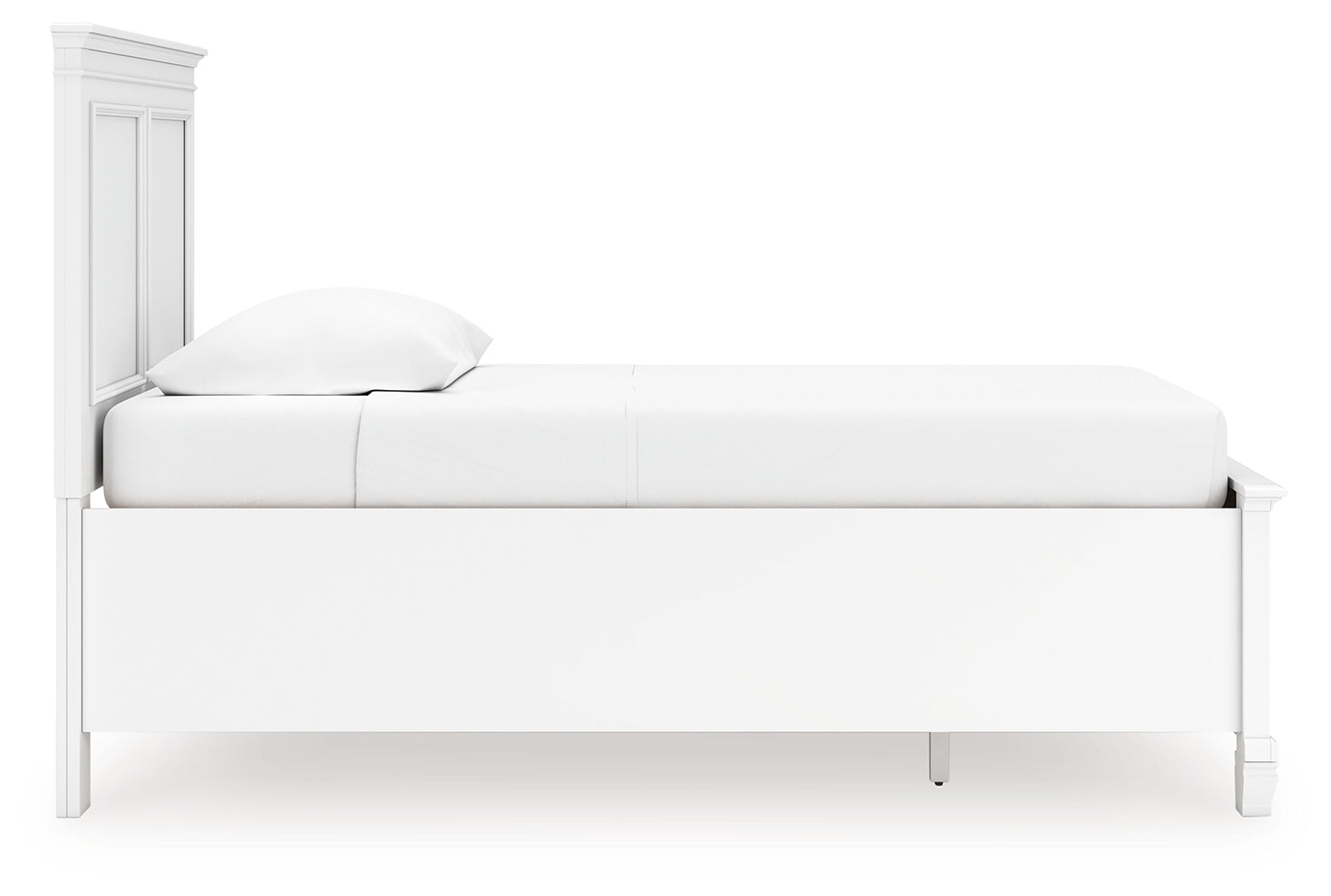 Fortman White Twin Panel Storage Bed - B680B24