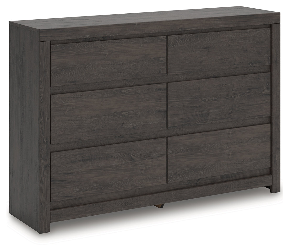 Fraluna Queen Panel Bed with Dresser in Charcoal from Ashley - Luna Furniture