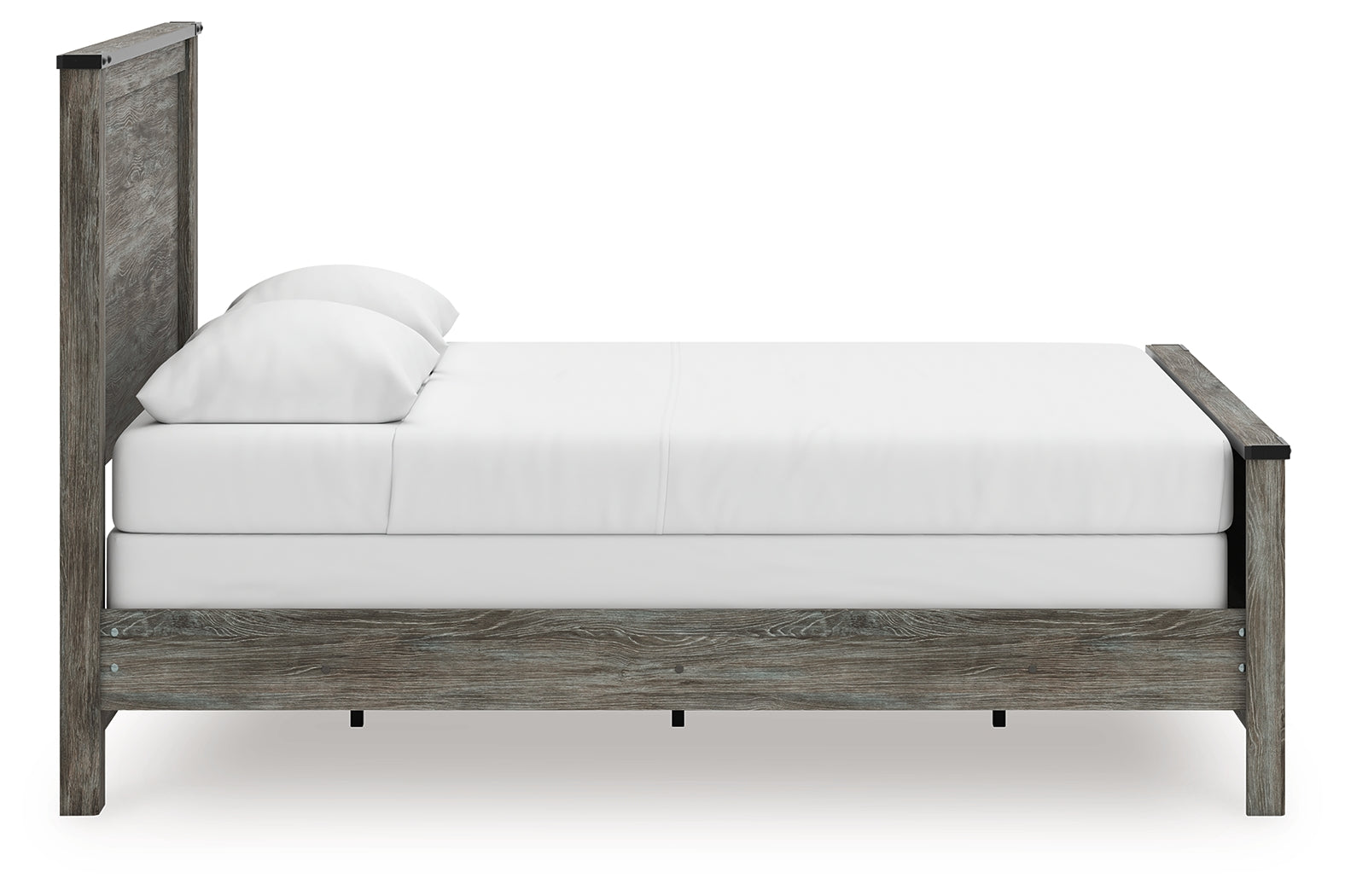 Frandern Black/Gray Queen Panel Bed - B4480B21