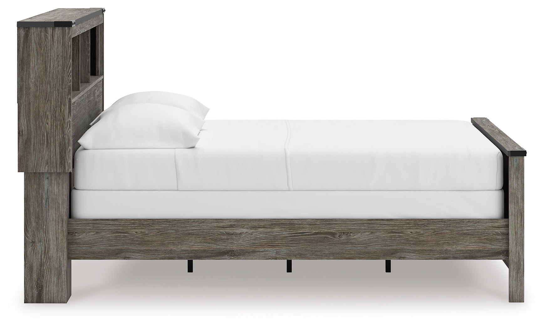 Frandern Full Bookcase Bed, Dresser and Mirror - B4480B6