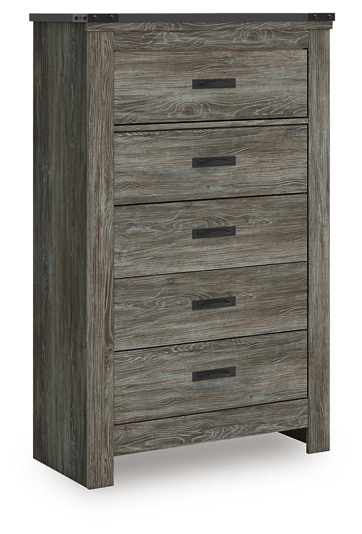Frandern Gray Chest of Drawers - B4480-46