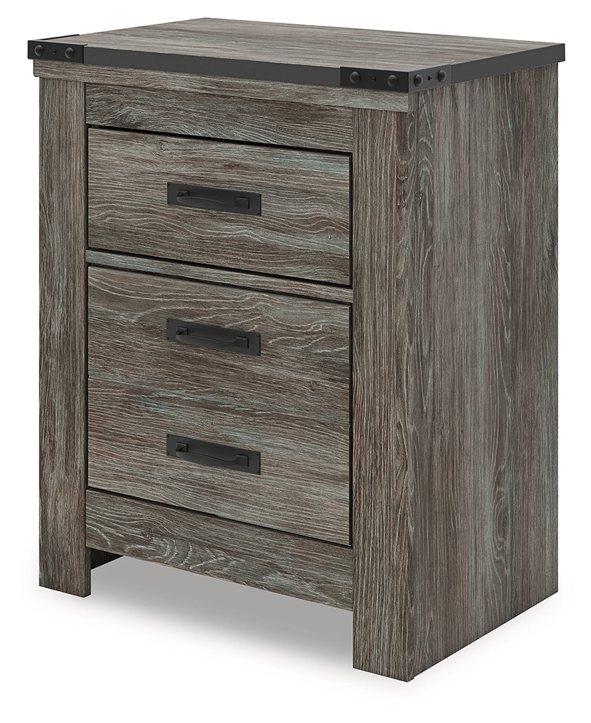 Frandern Gray Nightstand - B4480-92