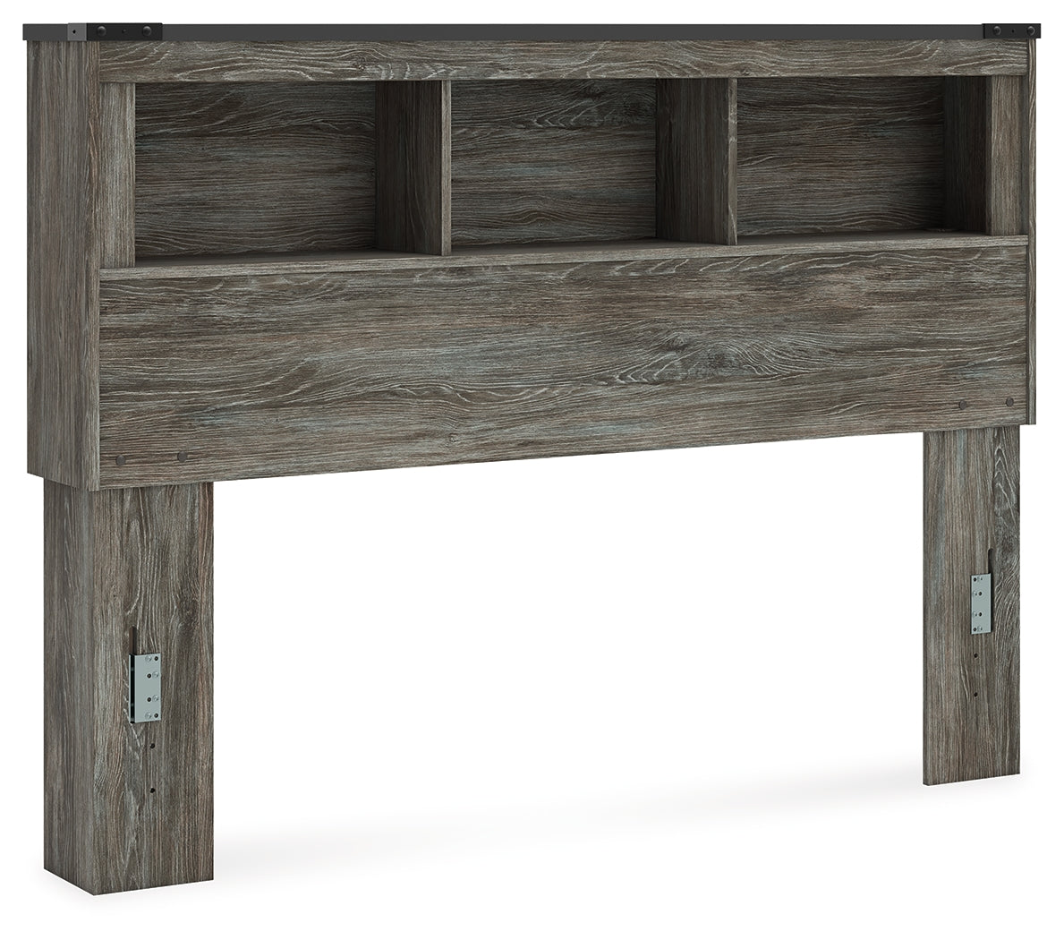 Frandern Gray Queen Bookcase Headboard - B4480-65