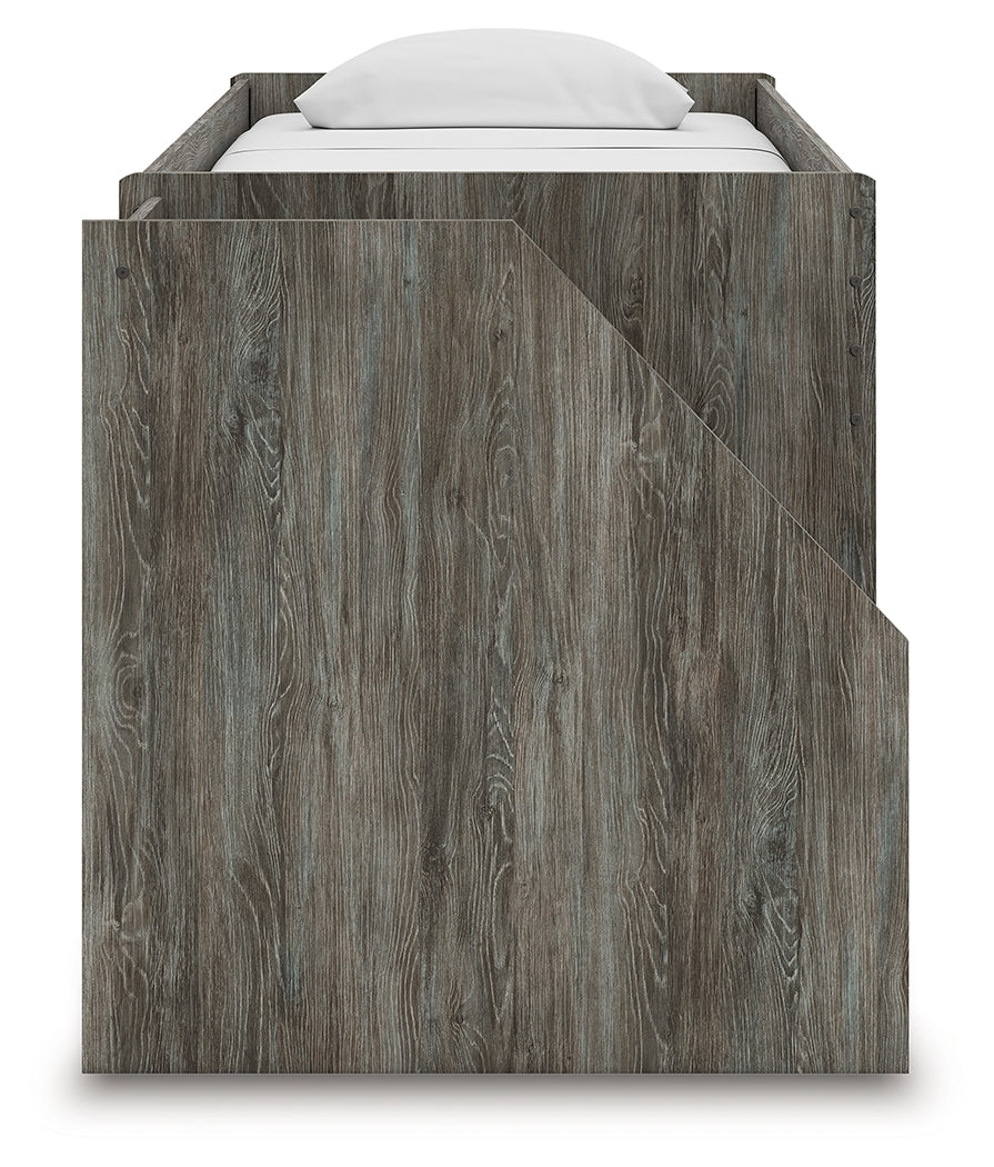 Frandern Gray Twin Loft Bed - B4480B12