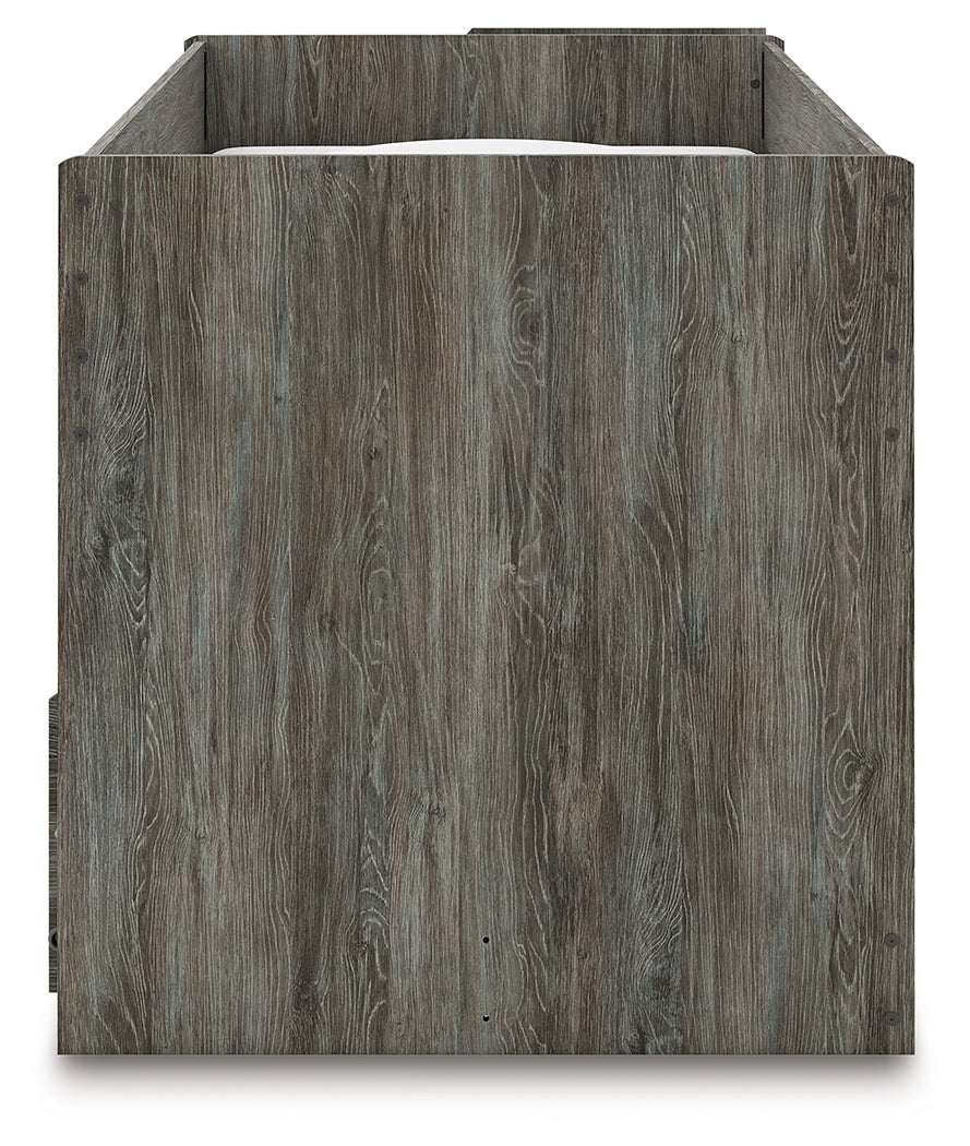 Frandern Gray Twin over Twin Loft Bed - B4480B13