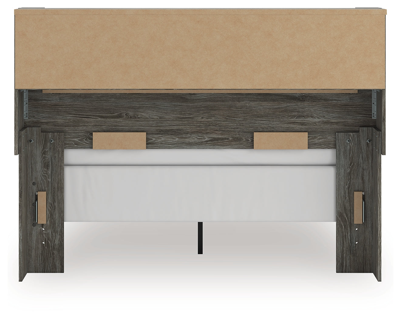 Frandern Queen Bookcase Bed, Dresser and Mirror - B4480B7