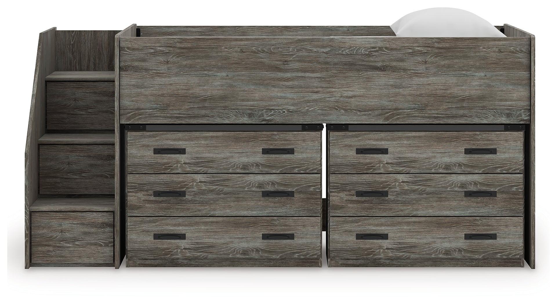 Frandern Twin Loft Bed with Drawer Storage - B4480B26