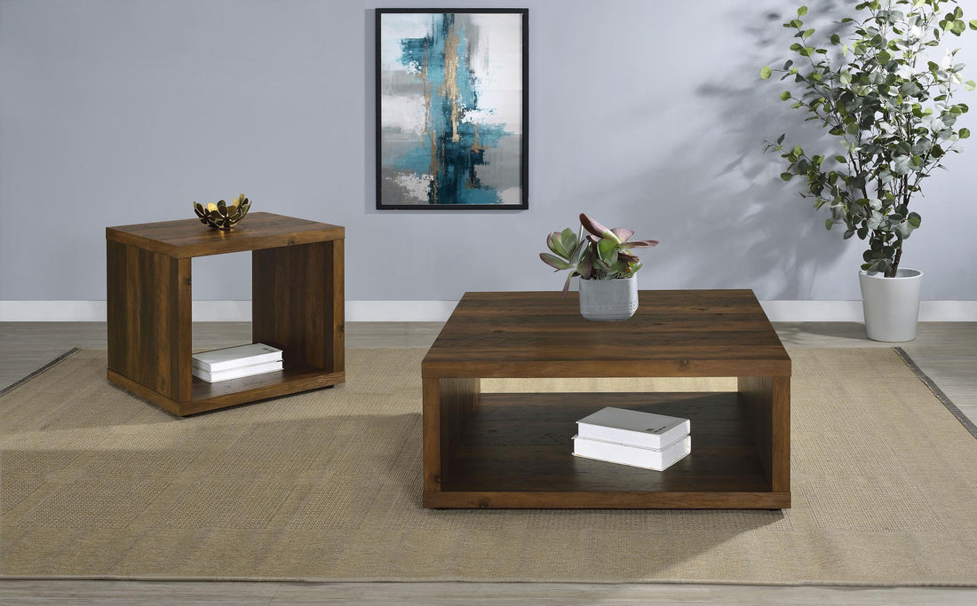 Frisco 2-piece Coffee and End Table Set Dark Pine - 710508-S2