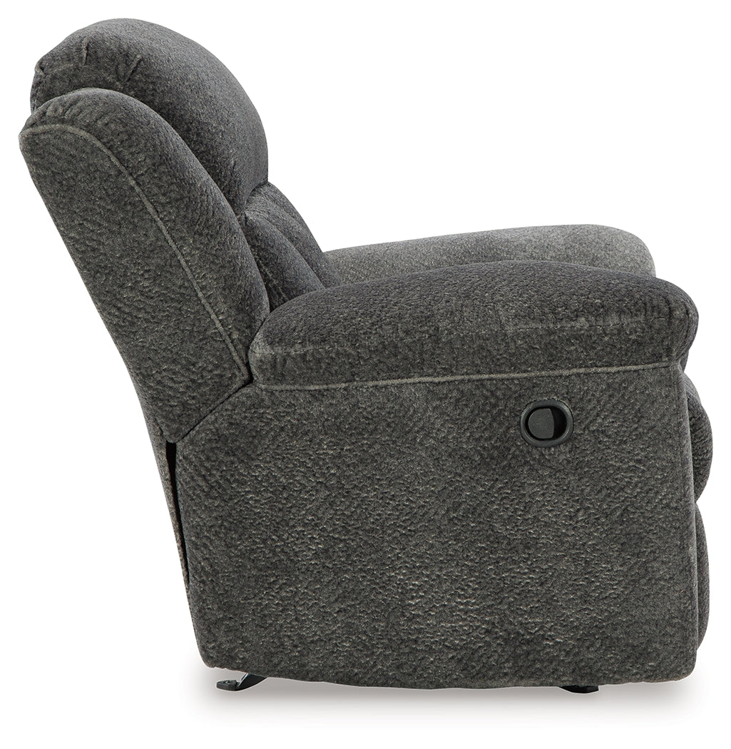 Frohn Graphite Reclining Loveseat and Recliner - 37406U1