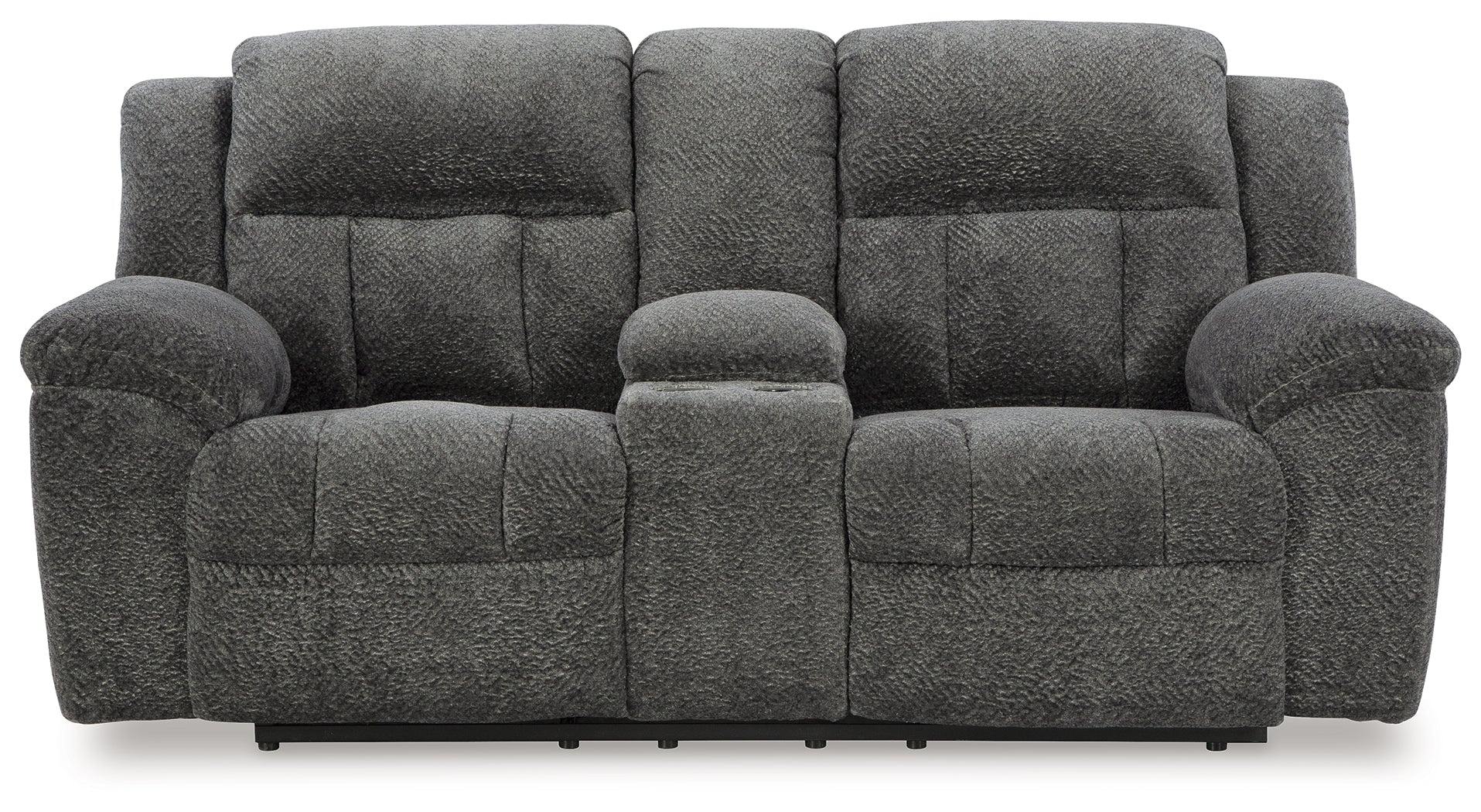 Frohn Graphite Reclining Loveseat and Recliner - 37406U1