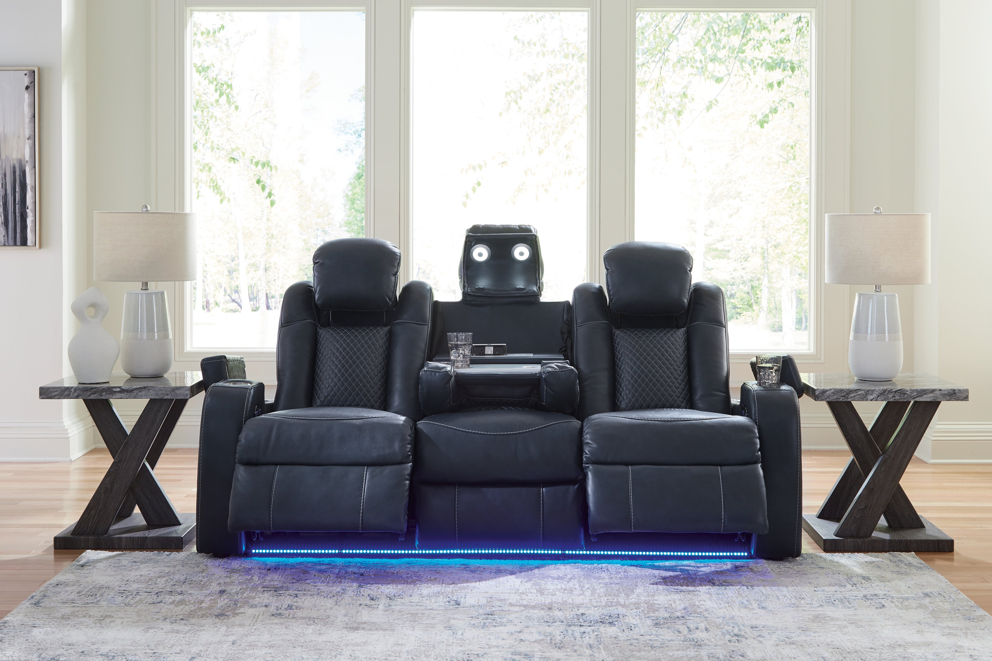 Fyne-Dyme Power Reclining Sofa and Power Recliner - 36603U3