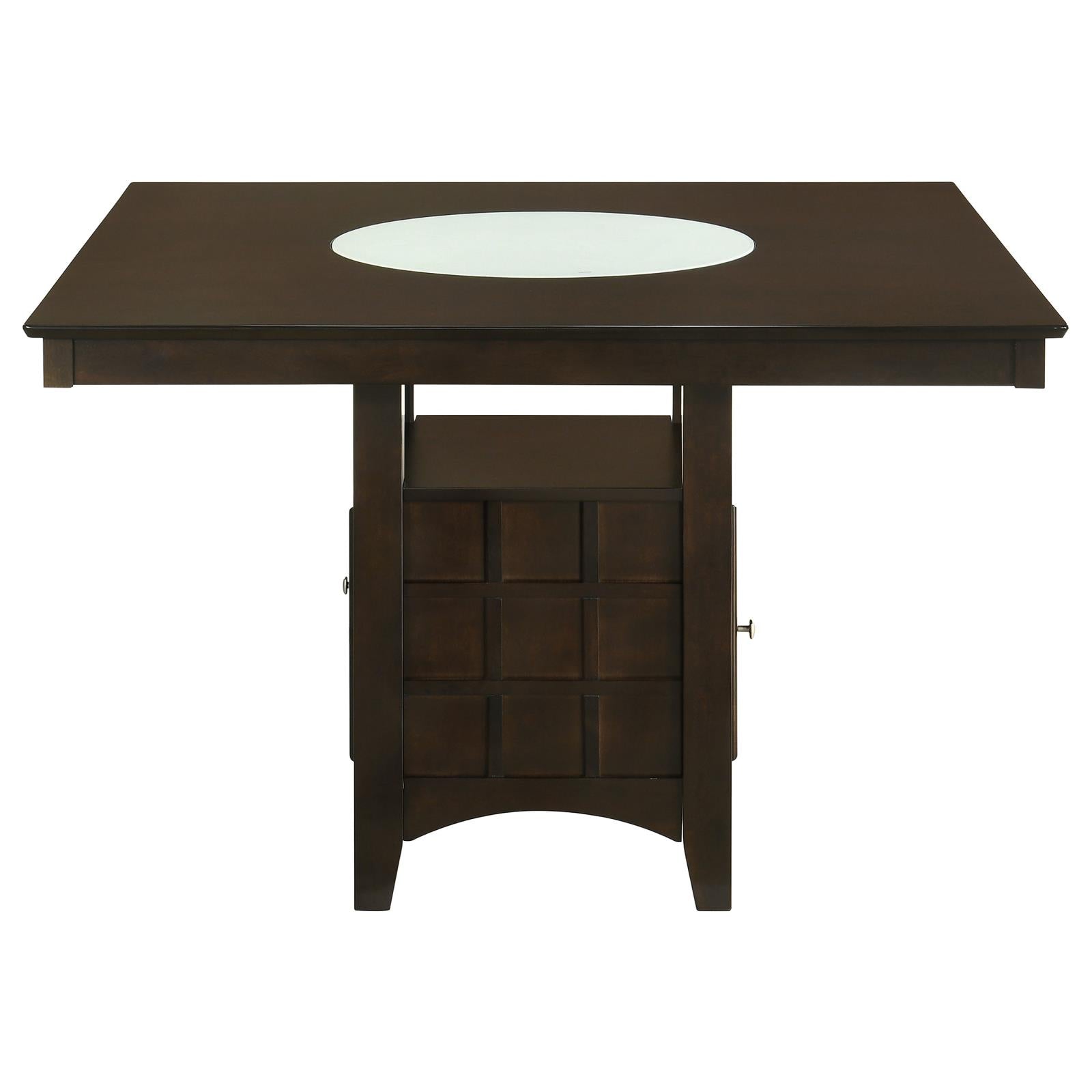 Gabriel Cappuccino 5-Piece Square Counter Height Dining Set from Coaster - Luna Furniture