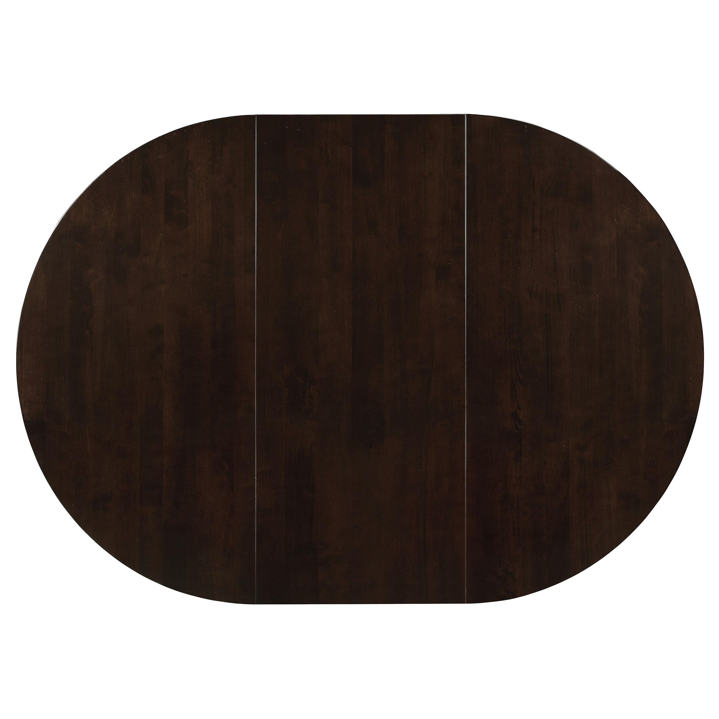 Gabriel 7-piece Extension Leaf Dining Table Set Cappuccino - 100770-S7
