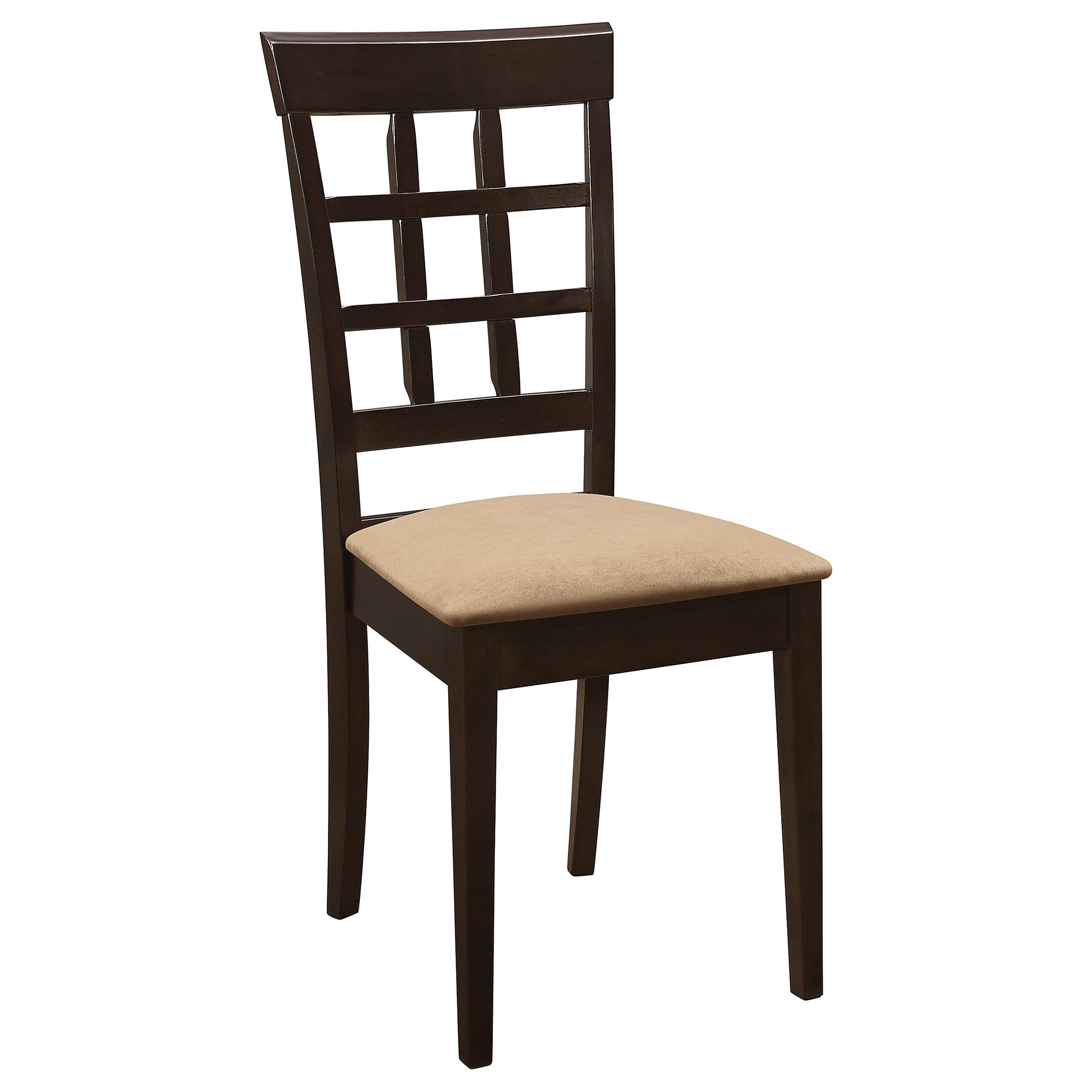 Gabriel 7-piece Extension Leaf Dining Table Set Cappuccino - 100770-S7