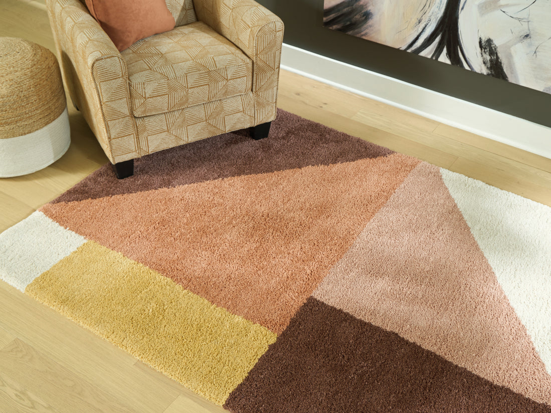 Gailmore Cream/Pink/Ocher Medium Rug - R407172