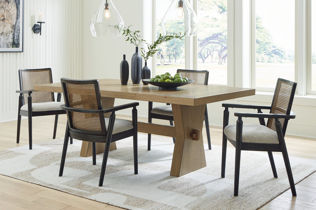 Galliden Dining Table and 4 Chairs - D841D2