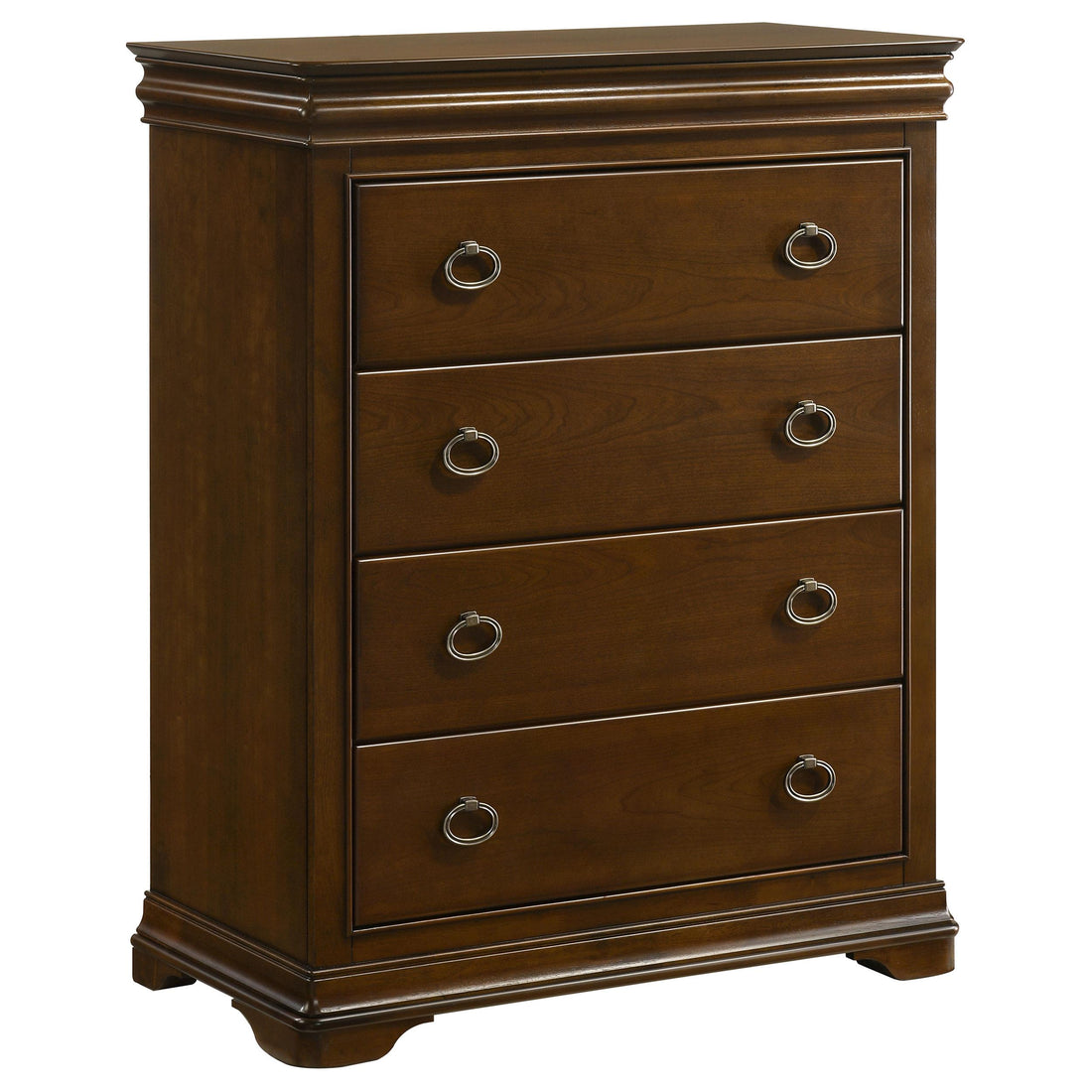 Garland 4-drawer Bedroom Chest of Drawers Brown Cherry - 205305
